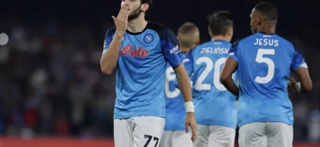 Napoli-Udinese, i convocati di Spalletti: Out Kvaratskhelia