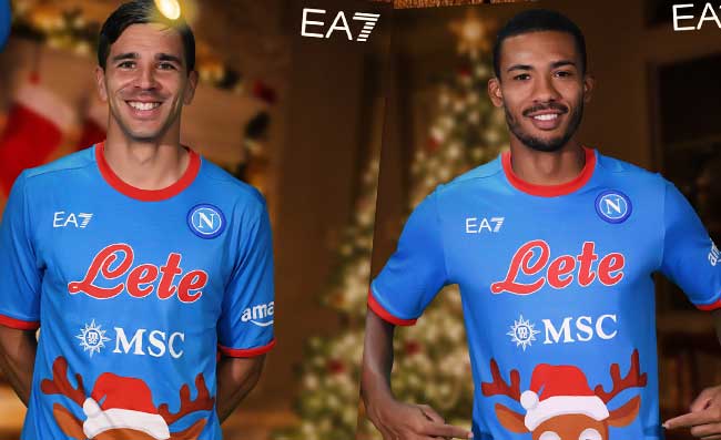 Napoli: tifosi divisi sulla maglia di Natale, ecco quando sarà usata