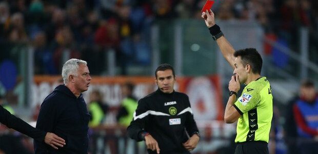 mourinho espulso roma torino