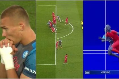 Liverpool-Napoli il gesto di Ostigard diventa virale