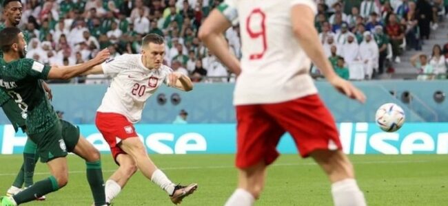 zielinski gol polonia arbia saudita mondiali qatar