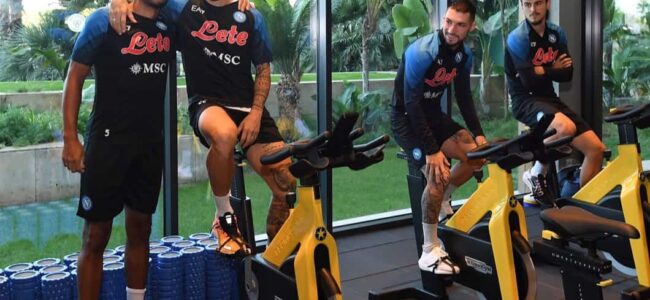 allenamento napoli turchia