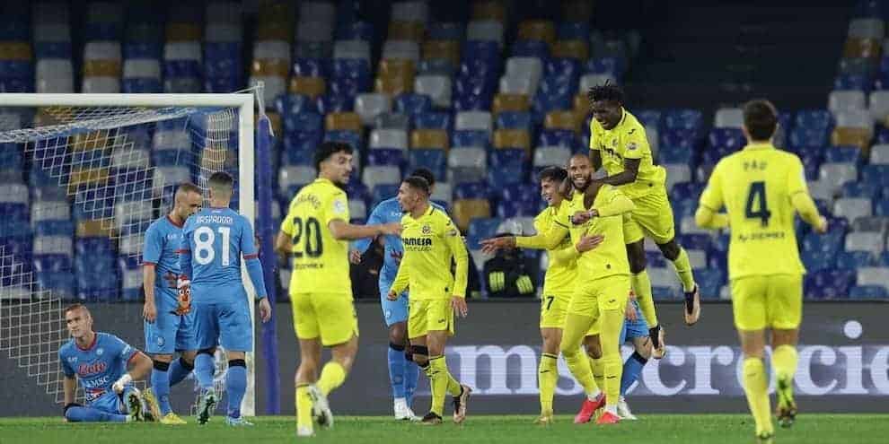 Napoli-Villarreal 2-3: I video dei gol
