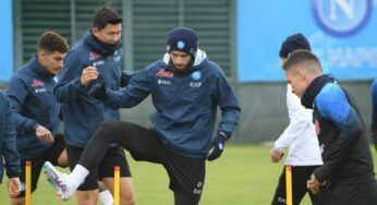 Napoli pazza di Kvaratskhelia: che euforia per la foto in allenamento