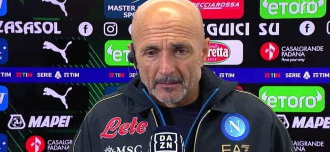 Spalletti: "Scudetto, occasione irripetibile, Di Lorenzo e Meret super"