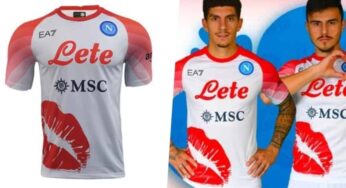 La maglia di San Valentino del Napoli nasconde un sorprendete retroscena