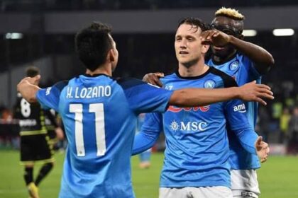 Il PSG sconfitto dal Lens, Napoli unica squadra imbattuta in Europa
