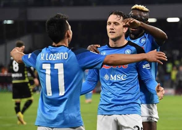 Il PSG sconfitto dal Lens, Napoli unica squadra imbattuta in Europa