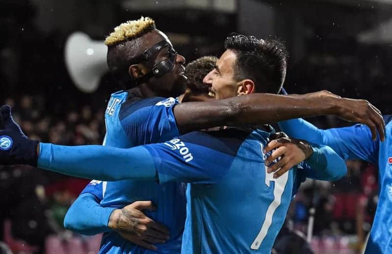 Il Napoli domina la Salernitana. Guarda gli highlights e i gol (VIDEO)