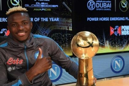 Victor Osimhen trionfa ai Globe Soccer Awards: è il miglior giovane del 2022