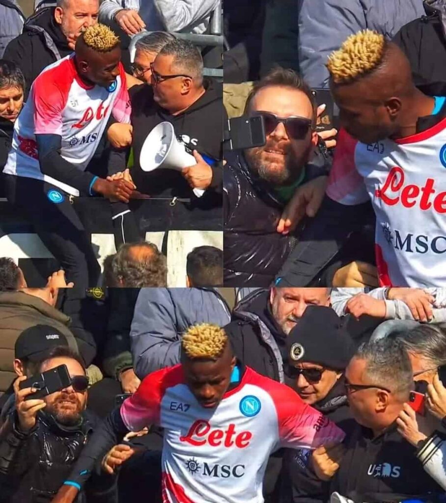 Curiosità Spezia-Napoli: Osimhen sugli spalti tra i tifosi avversari