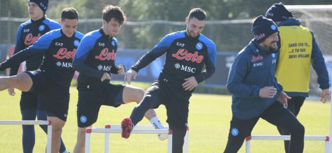 Napoli in allenamento