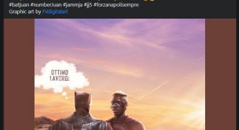 Osimhen vola, nasce SuperOsimhen e incontra BatJuan: il divertentissimo post di Juan Jesus