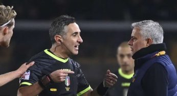 Mourinho, lo special delle giustifiche: “Campo orribile” poi critica l’arbitro Aureliano