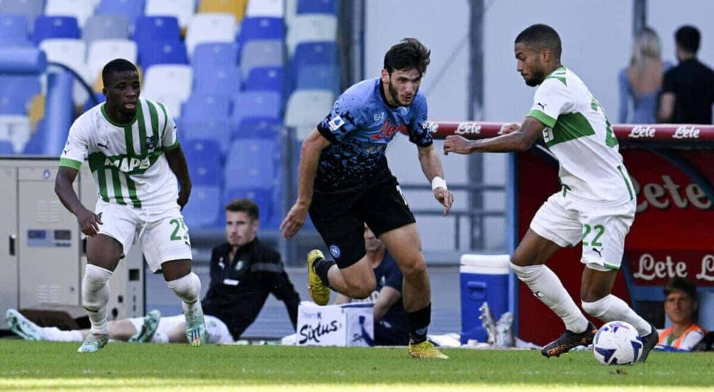 Il Sassuolo nega l'accesso ai simboli del Napoli