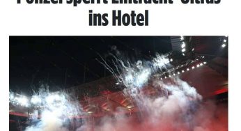 Dalla Germania: “Napoli, scene di follia sui tifosi dell’Eintracht”
