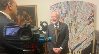De Laurentiis: “Vincere a Napoli per coronare un sogno. Tre milioni alla festa scudetto. I fondi la morte del calcio”