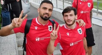 Kvaratskhelia: allenamento a super velocità con la Georgia, poi esulta – VIDEO