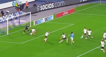 Uragano Kvaratskhelia: gol assurdo all’Atalanta, in 7 non lo fermano – VIDEO