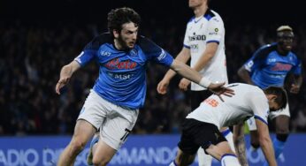 Napoli: se ne va con lo slalom gigante di Kvaratskhelia