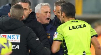 L’arbitro Serra a Mourinho: “Ti stanno prendendo tutti per il cxxo” – VIDEO