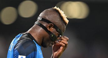 Osimhen scuro in volto: l’immagine che preoccupa i tifosi