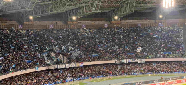 ricavi stadio napoli stagione 2022/23