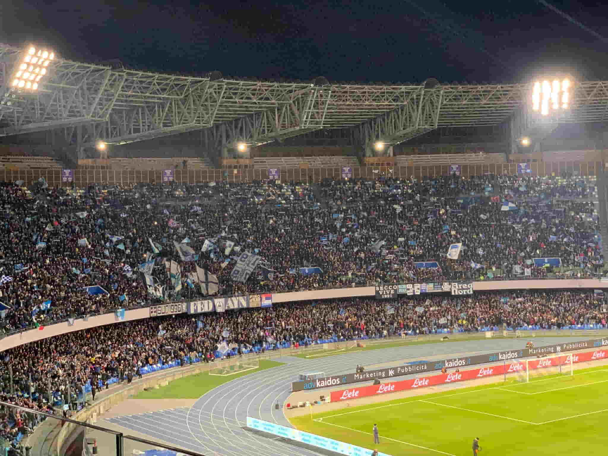 Lo stadio fa ricco il Napoli di De Laurentiis: ricavi da record nella stagione 2022/23
