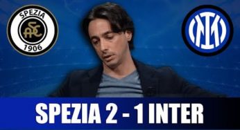L’Inter perde con lo Spezia, tramontana impazzisce: “Svegliatevi!” – VIDEO