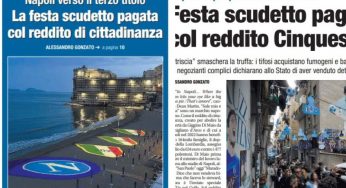 “Festa scudetto Napoli pagata con reddito di cittadinanza?” Zaccone zittisce Libero: “Siamo noi a pagarvi lo stipendio”