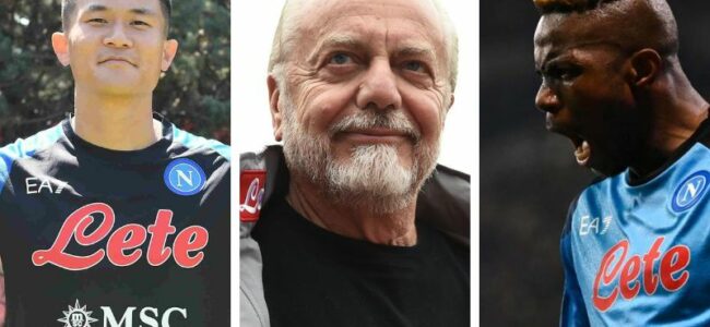 de laurentiis non vuole cedere kim e osimhen