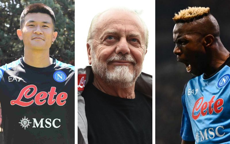 de laurentiis non vuole cedere kim e osimhen