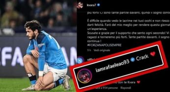 Leao messaggio a Kvaratskhelia: «Sei un crack»