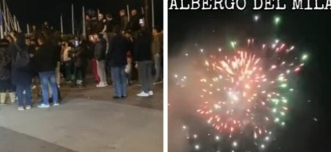 Cori e fuochi d’artificio 'napoletani', Pioli ironico: "Me li aspettavo un po' più belli"