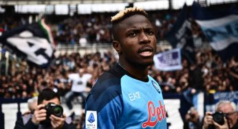 Osimhen amore pazzo per Napoli: “È il mio posto, non potrei essere più felice”