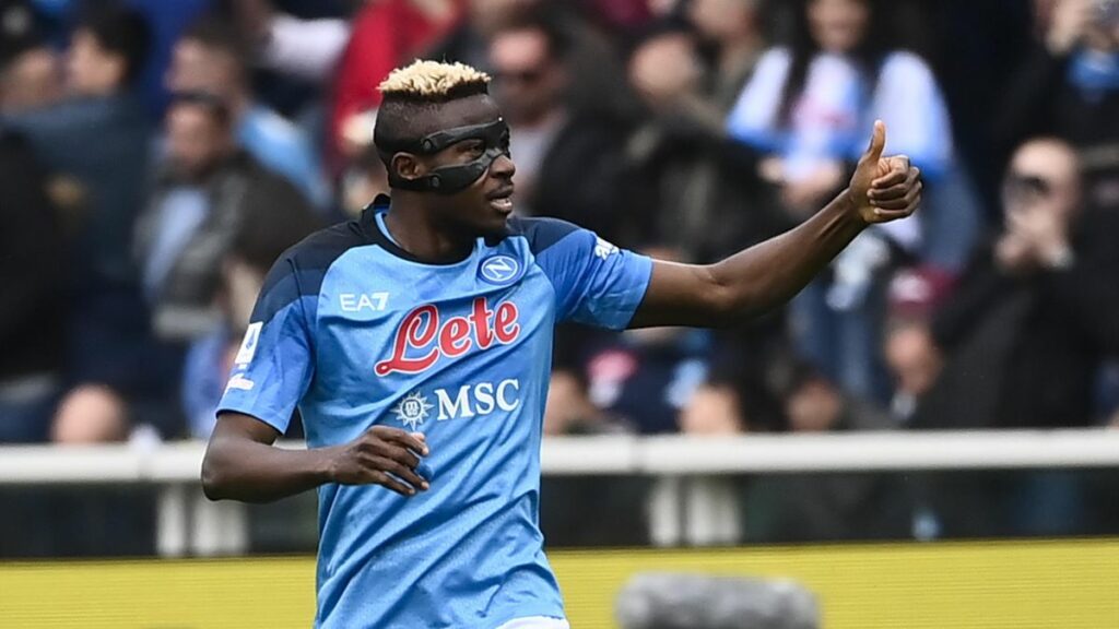 osimhen lecce napoli