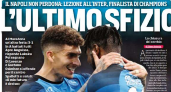 Il Napoli non perdona nemmeno l’Inter, il CorSport: “L’ultimo sfizio”