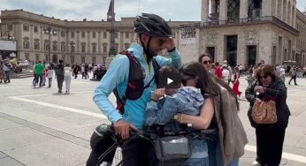 Impresa Straordinaria: Tifoso percorre Milano-Napoli in bicicletta per celebrare lo scudetto -VIDEO