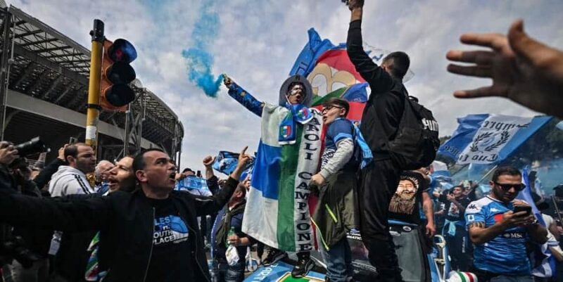 Tifoserie italiane ostili ai festeggiamenti dello Scudetto del Napoli