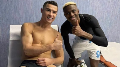 L'incontro tra Cristiano Ronaldo e Osimhen fa impazzire i tifosi