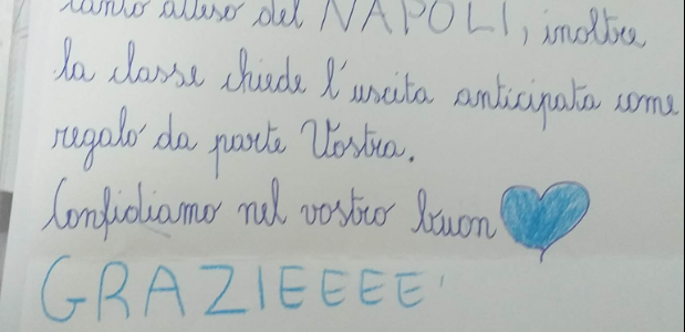 Scudetto Napoli, la richiesta 'insolita' degli alunni per festeggiare