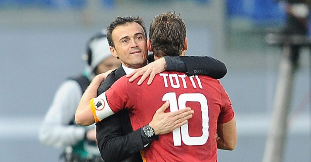 totti luis enrique napoli