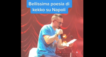 Scudetto Napoli, Kekko dei Modà sorprende tutti: la poesia per gli azzurri è da brividi – VIDEO