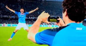Scudetto Napoli: Kim come un bambino, emozione e foto ricordo al Maradona