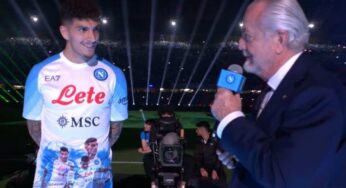 La nuova maglia del Napoli per lo Scudetto non potrà essere usata in serie A: Ecco perchè