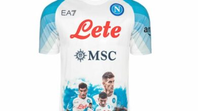 La nuova maglia "Face Game" del Napoli vietata in campionato