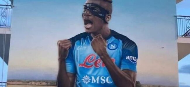 murale osimhen castel volturno dove si trova