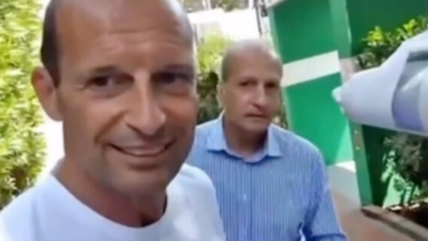 Allegri preso in giro da un tifoso del Napoli: "Complimenti per lo Scudetto" - VIDEO