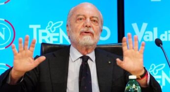 De Laurentiis: «Ora la serie tv per lo scudetto. Qui per vincere»