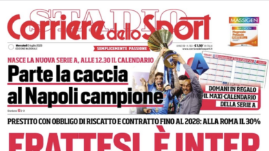 CORRIERE - Sorteggi Serie A: "Parte la caccia al Napoli campione"